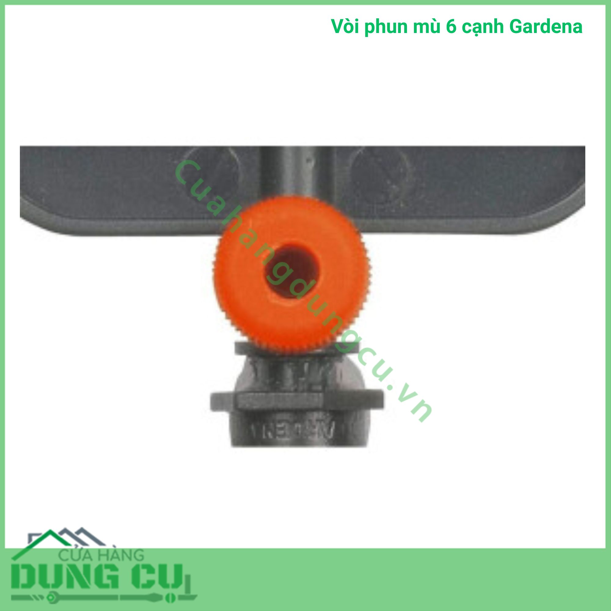 Vòi phun mù 6 cạnh Gardena