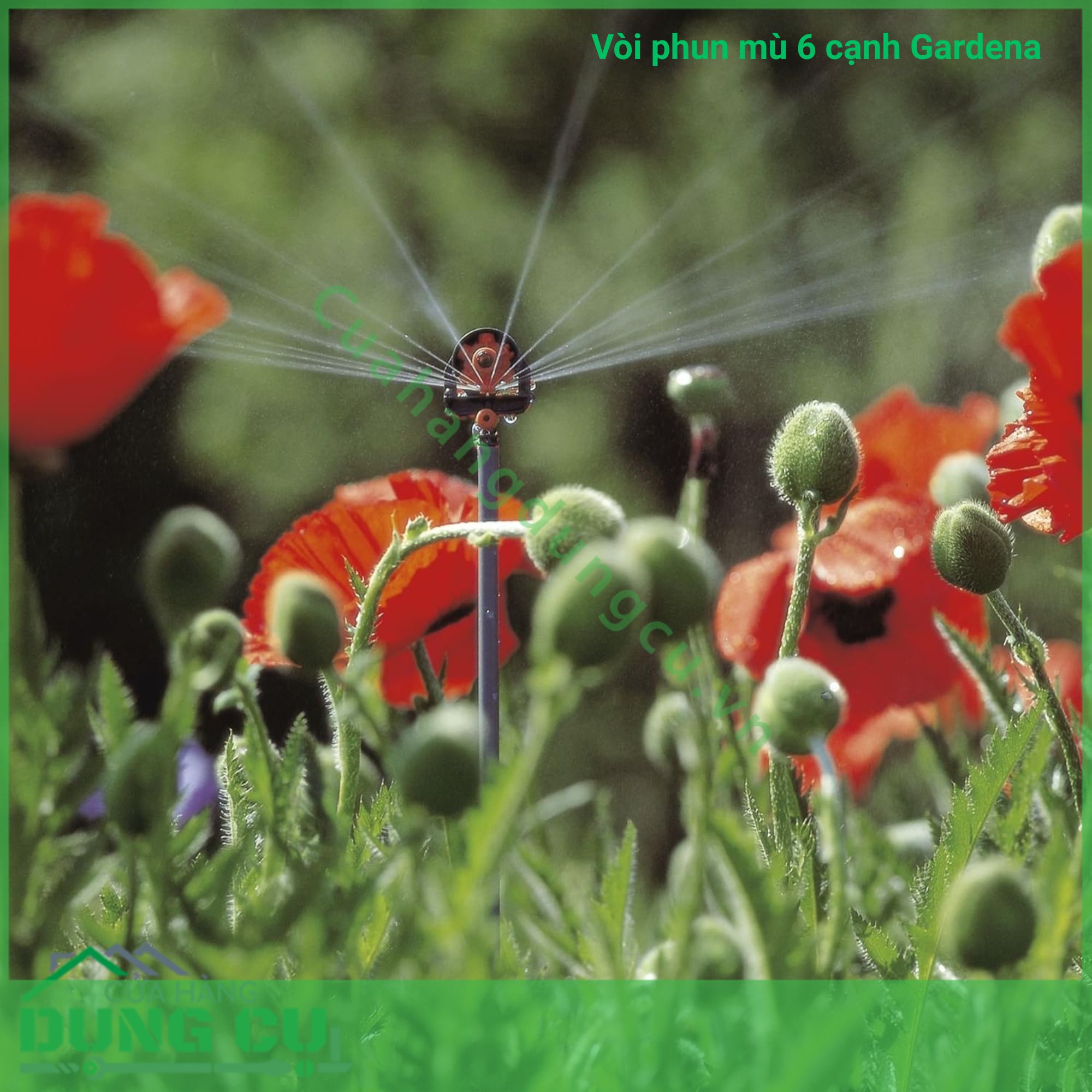 Vòi phun mù 6 cạnh Gardena