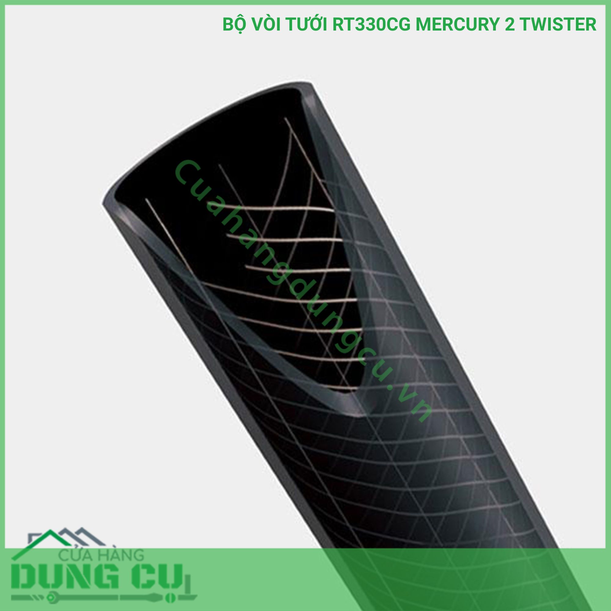 Bộ vòi thu rút tưới vườn Takagi Mercury 2 Twister (CG) 30m RT330CG