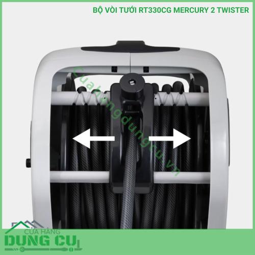 Bộ vòi thu rút tưới vườn Takagi Mercury 2 Twister (CG) 30m RT330CG