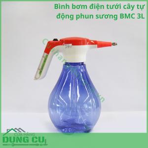 Bình bơm điện tưới cây tự động phun sương BMC 3L