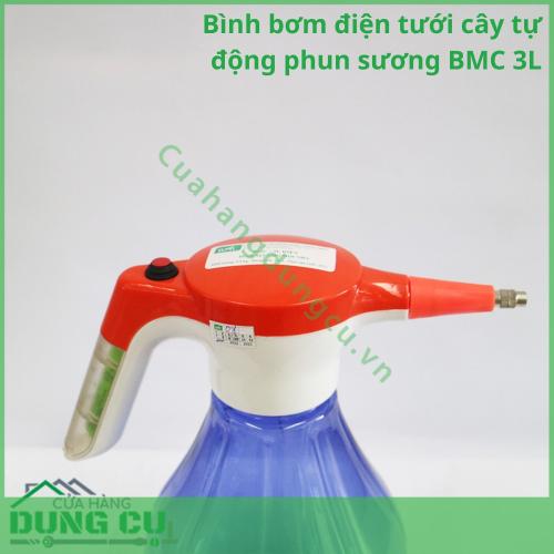 Bình bơm điện tưới cây tự động phun sương BMC 3L