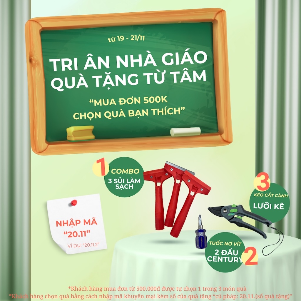 Khuyến mại ngày nhà giáo việt nam 20/11